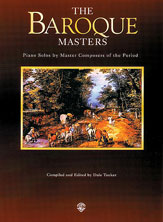 Baroque Masters piano sheet music cover